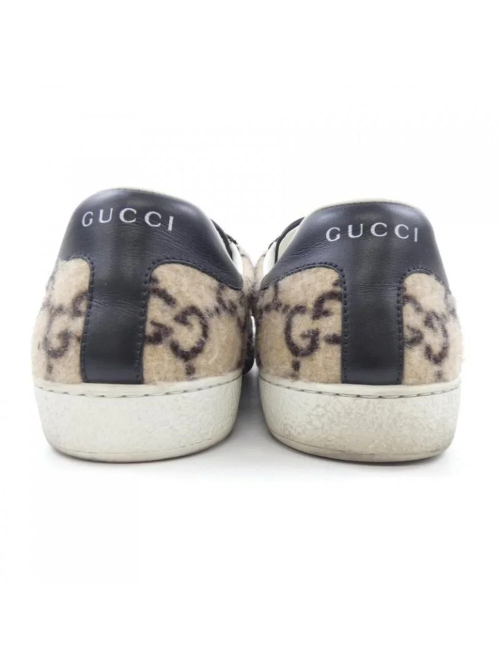 Gucci Sneakers Black 7 Beige Brown - Picture 5 of 6